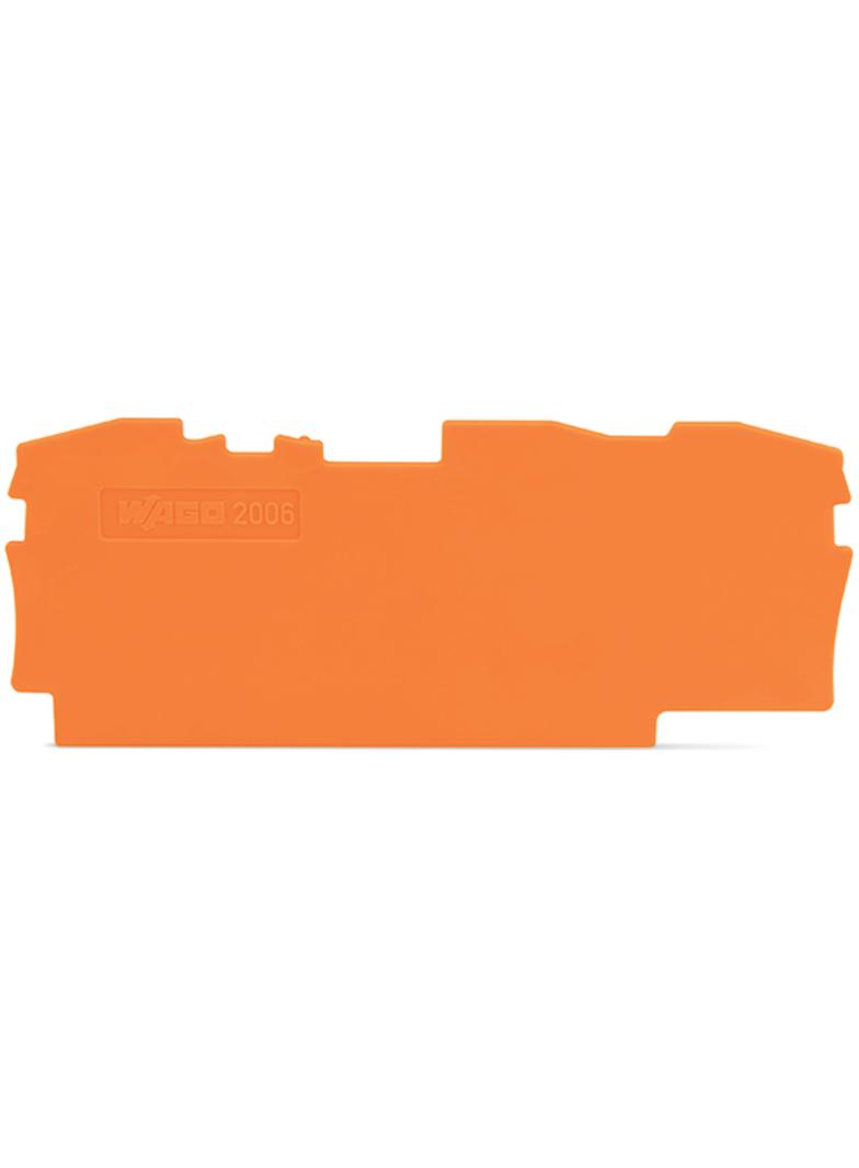 Ścianka końcowa pomarańczowa 2006‑1392 TOPJOBS /25szt./ WAGO