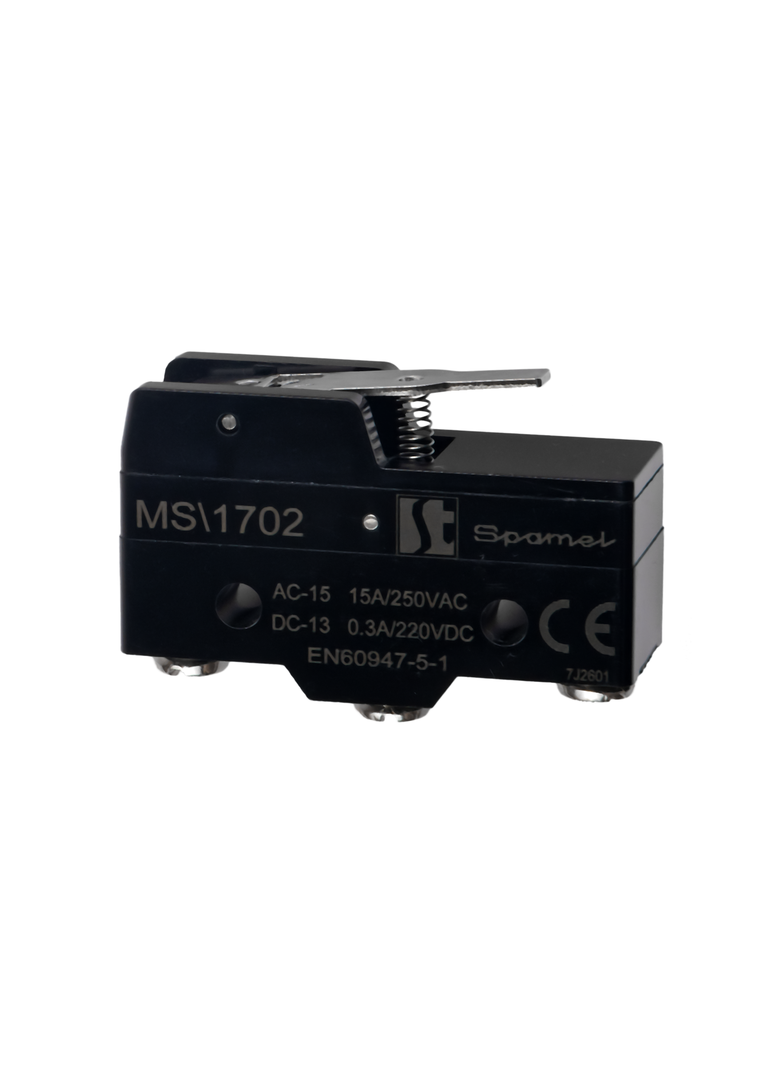 ŁĄCZNIK MINIATUROWY DŹWIGNIA PŁASKA KRÓTKA MS1702 SPAMEL