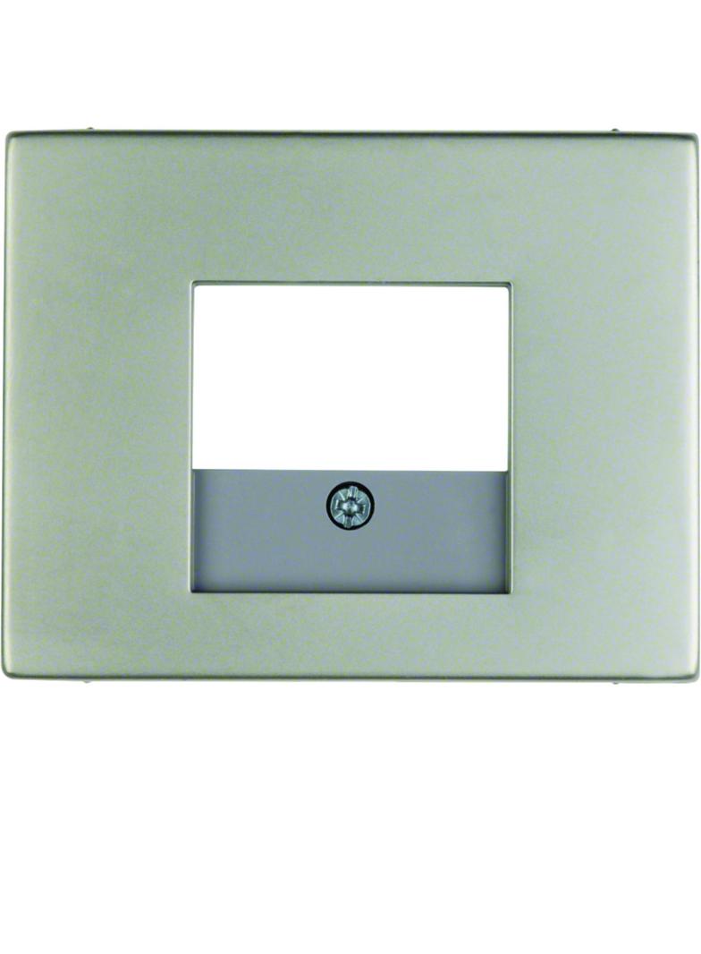 BERKER K.5 Płytka czołowa do gniazda głośnikowego i gniazda ładowania USB stal szlachetna 10357004 H