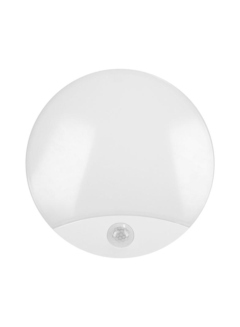 VIRAZON LED 15W, plafon z czujnikiem ruchu, 1050lm, IP44, 4000K, poliwęglan mleczny, biały AD-PL-6064WLPMR4 ORNO