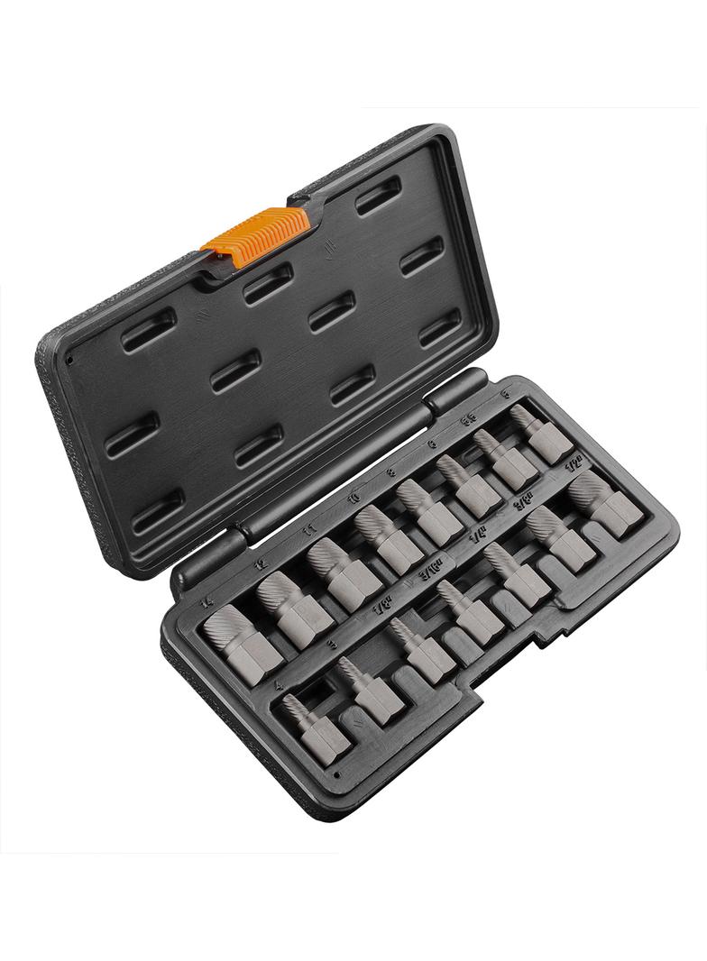 Wykrętaki do zerwanych śrub, zestaw 15 szt.