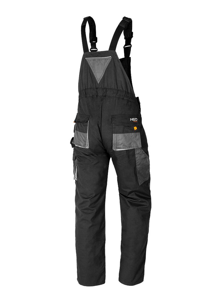 Spodnie robocze na szelkach, rozmiar XL/56