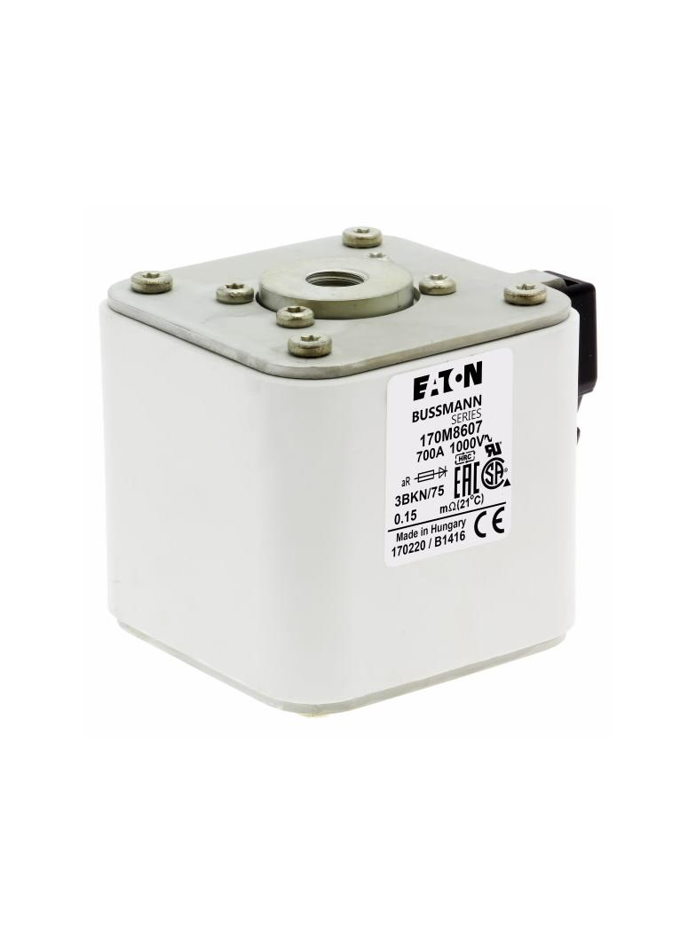FUSE 700A 1000V 3BKN/75 AR UR Wkładka szybka 700A AC 1000V rozmiar 3 74x92x76 mm aR IEC UL 170M8607
