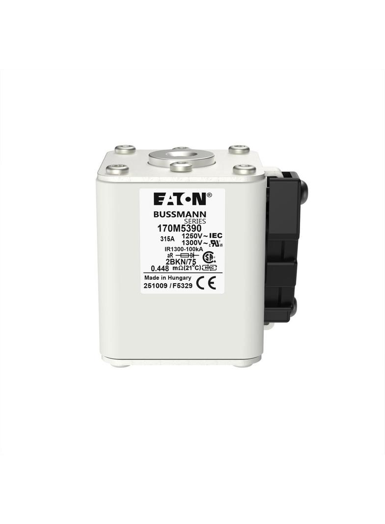 FUSE 315A 1250V 2BKN/75 AR CU Wkładka szybka 315A AC 1250V rozmiar 2 61x75x77 mm aR IEC UL 170M5390