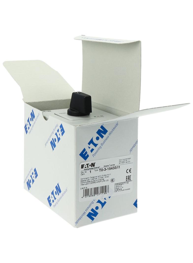 T0-3-15433/I1 Łącznik krzywkowy 20A 6.5kW 207115 EATON