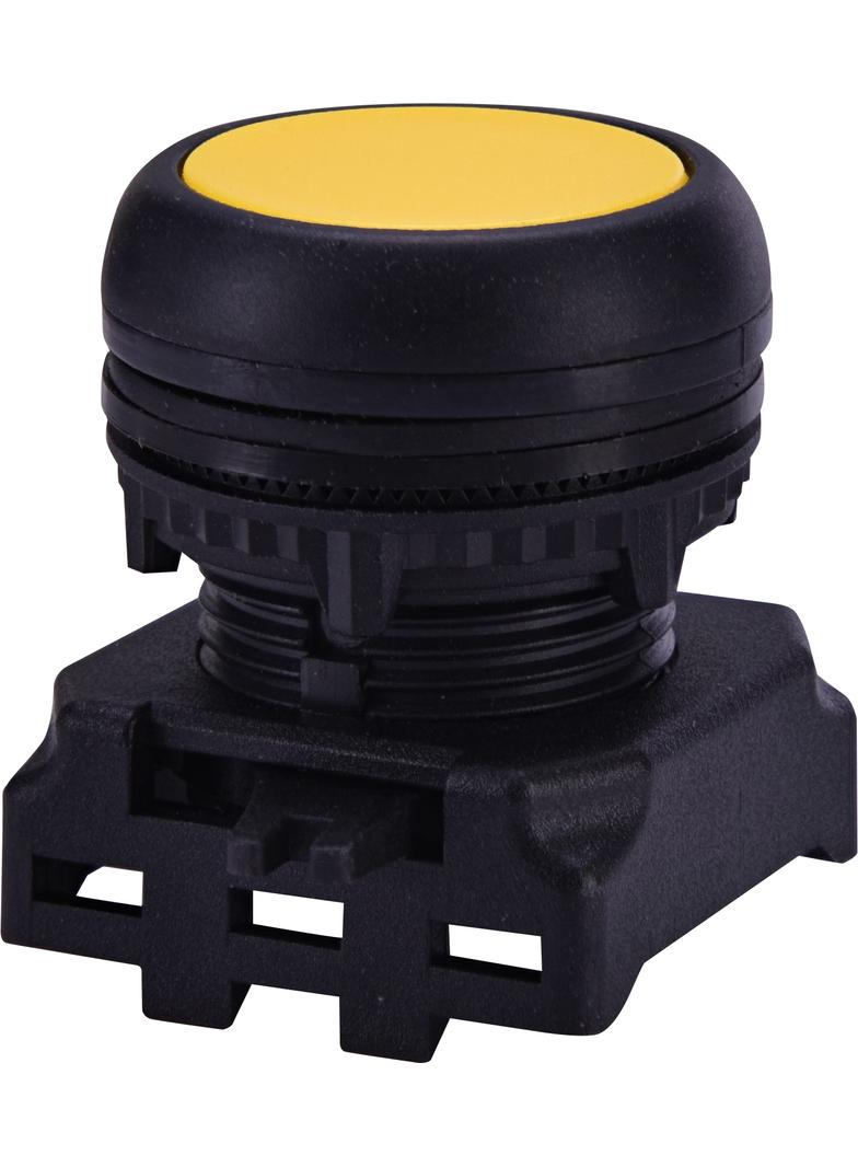 EGF-Y - Napęd z guzikiem krytym -Żółty