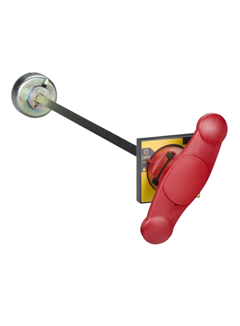 Compact INS INV, napęd obrotowy przedłużony do Interpact INS czerwony uchwyt 320_630A 3P