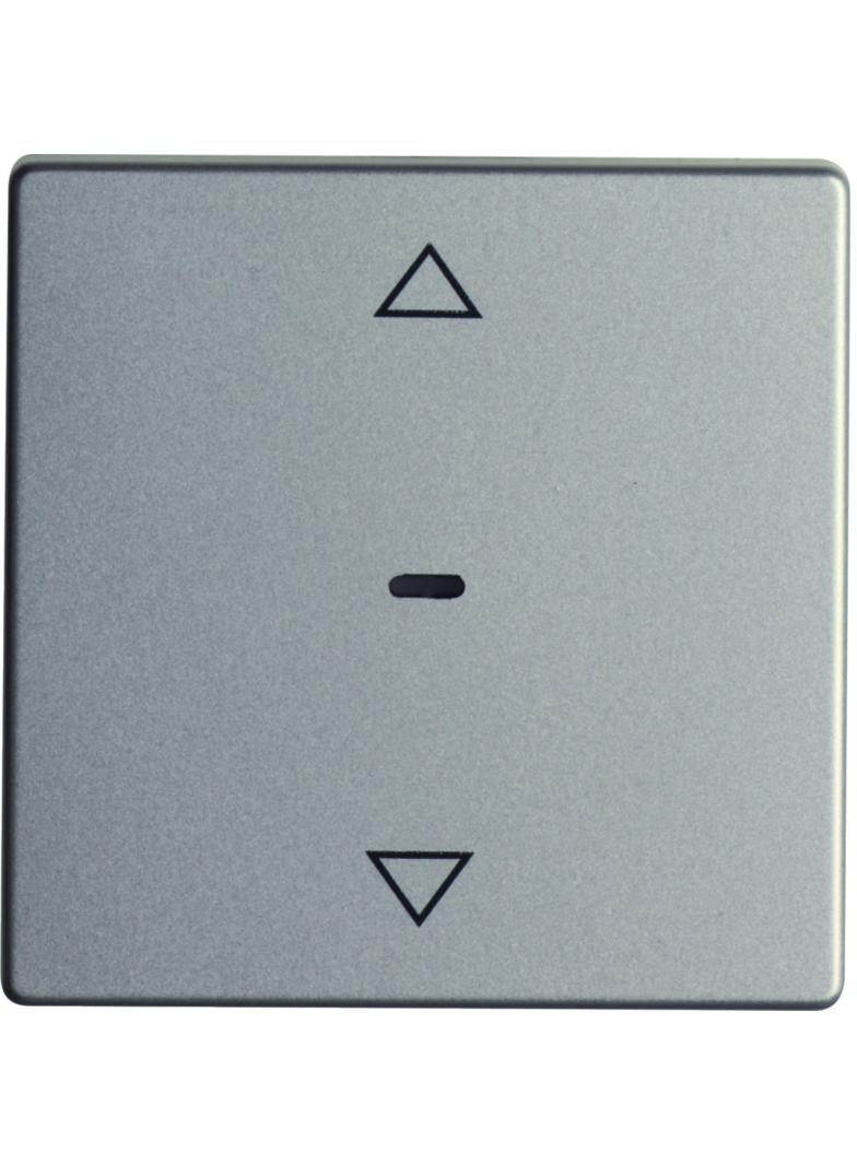 BERKER Q.1/Q.3/Q.7 KNX RF quicklink przycisk żaluzjowy aluminium aksamit lakierowana 85245224 HAGER