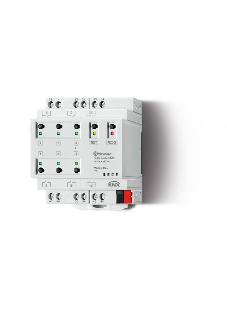 Aktuator KNX Z/R 16A 6 wyjść przekaźnikowych BISTABILNYCH