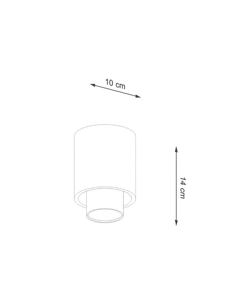 Sollux Plafon NESI czarny SL.0982