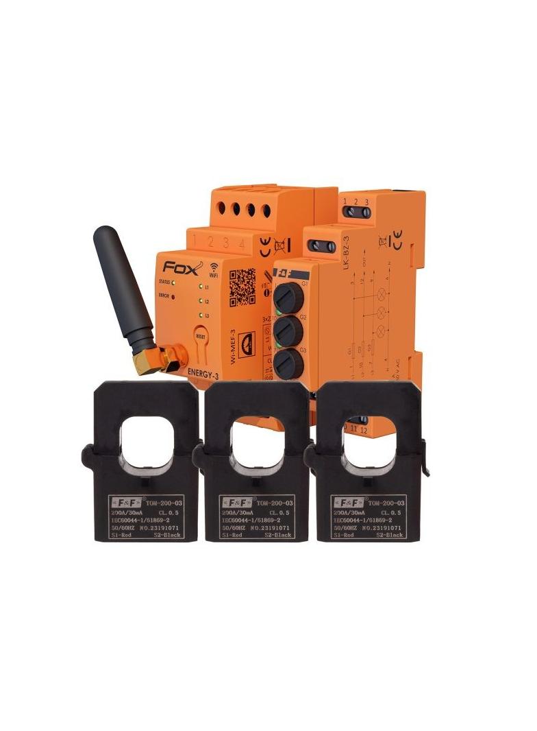 Zestaw WI-MEF-3-200A Wi-Fi + zabezpieczenie LK-BZ-3 WI-MEF-3-200SET F&F