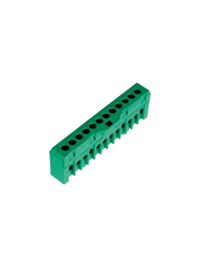 Listwa zaciskowa (1,5-10/16)mm2, 12 otworów, zielona ESC-QBLOK1202 003903207 ETI