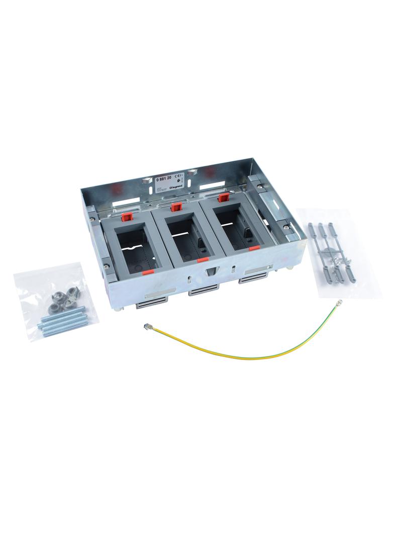 PUSZKA PODŁOGOWA PŁASKA POZIOMA REGULOWANA 12(3X4)M, Legrand