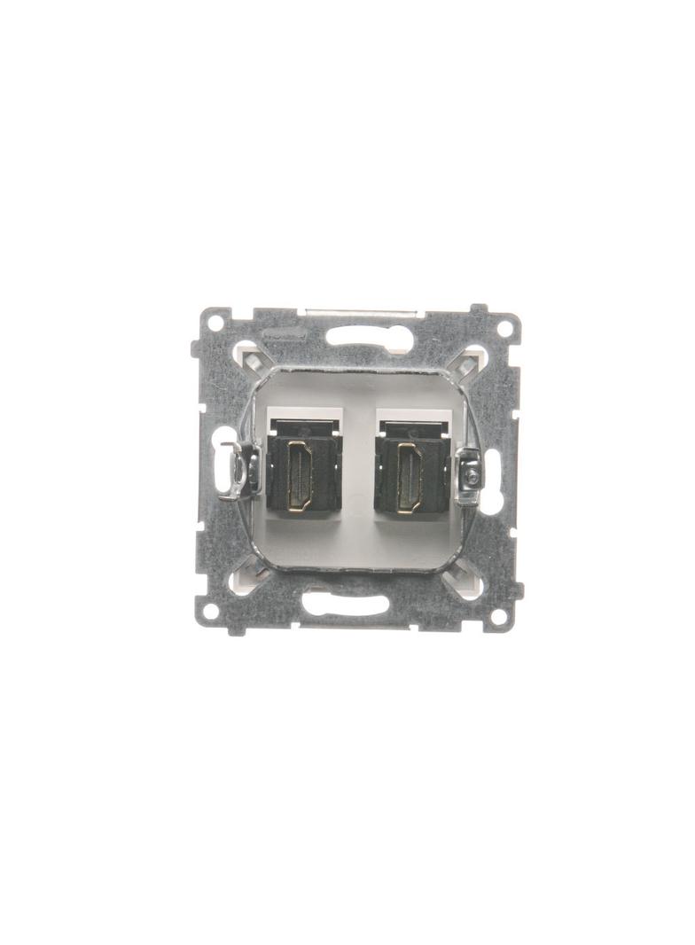 Simon 54 Gniazdo HDMI podwójne biały DGHDMI2.01/11 KONTAKT