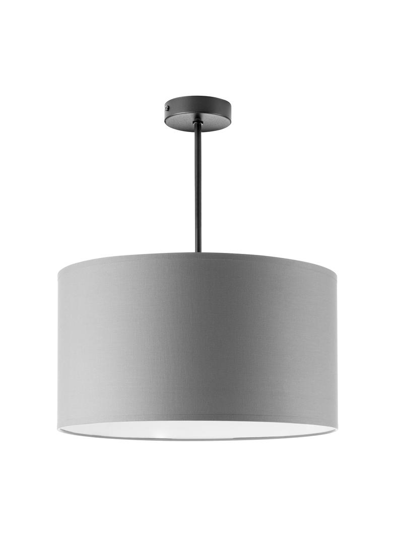 Rollo 1P E27, lampa wisząca, max. 60W, szara, krótka AD-LD-6340GE27T ORNO