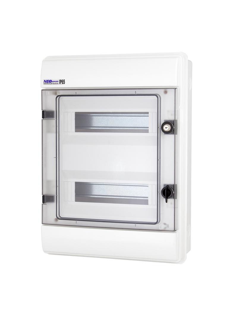 Rozdzielnica hermetyczna natynkowa 2x12 Z-amkiem podtynkowa IP65 RHp-24/Z-6.241 OPATÓWEK