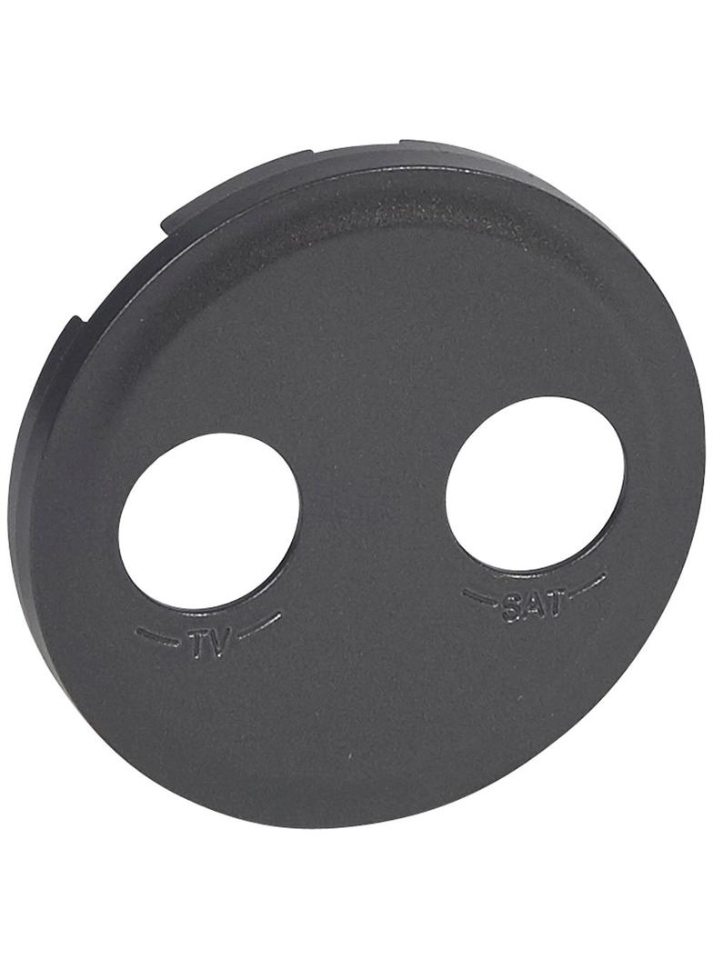 CELIANE - Plakietka do gniazd TV-SAT grafitowa, Legrand