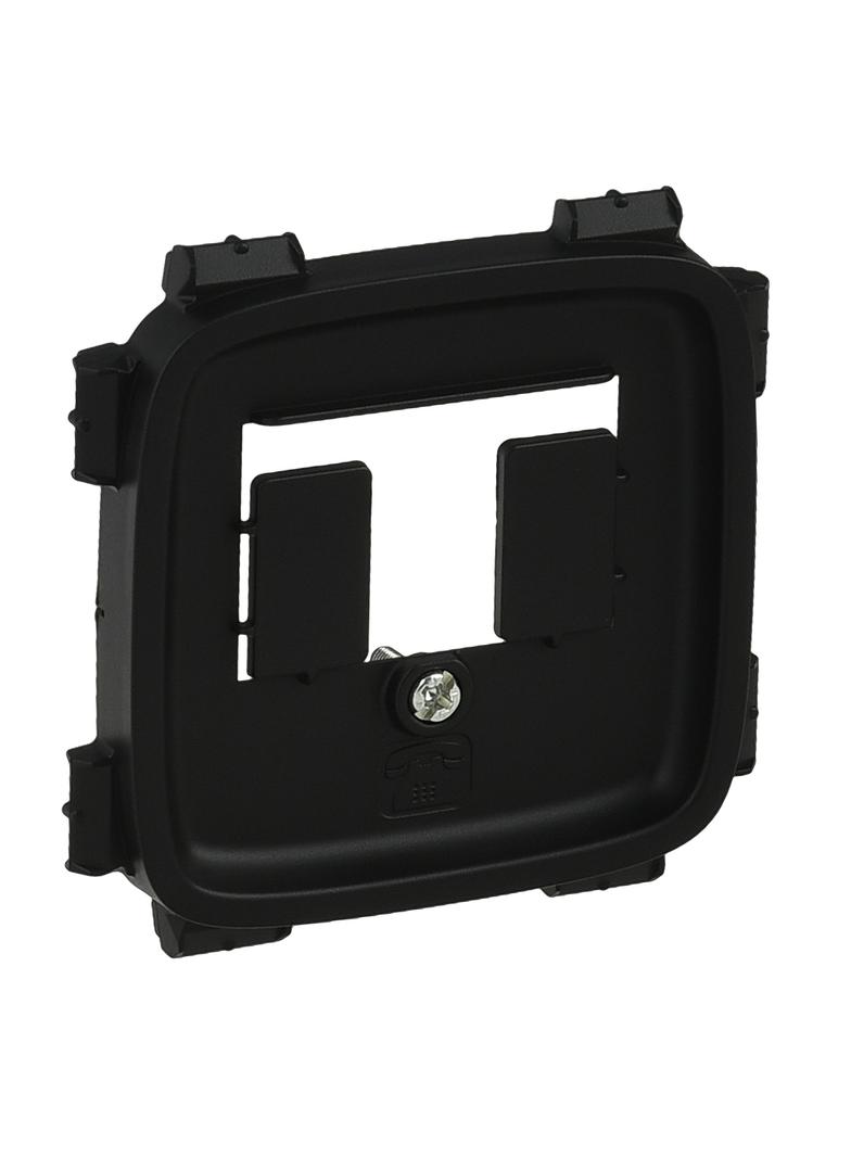 VALENA ALLURE - PLAKIETKA CZARNA GNIAZDA TAE/TDO, Legrand