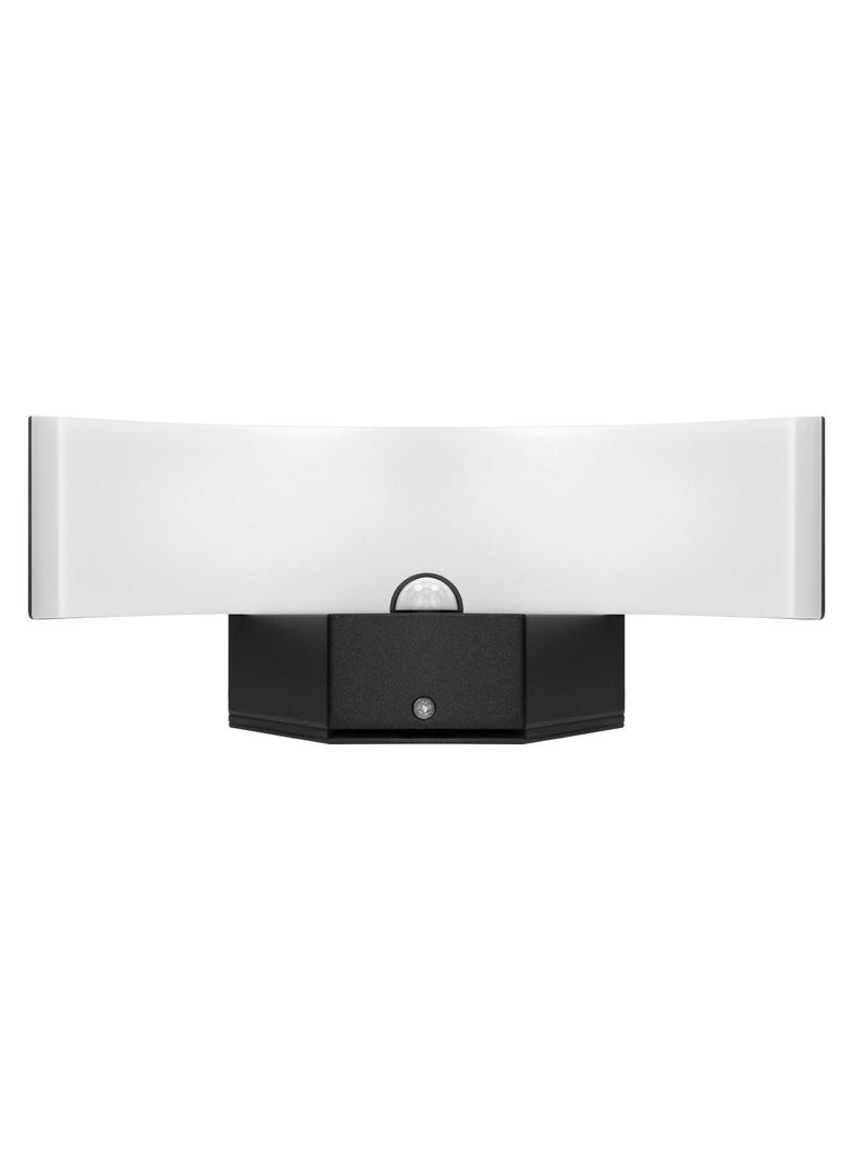 PILEA LED 9W, lampa ogrodowa z czujnikiem PIR, 700lm, IP54, 4000K, czarna AD-OP-6572BLPMR4 ORNO