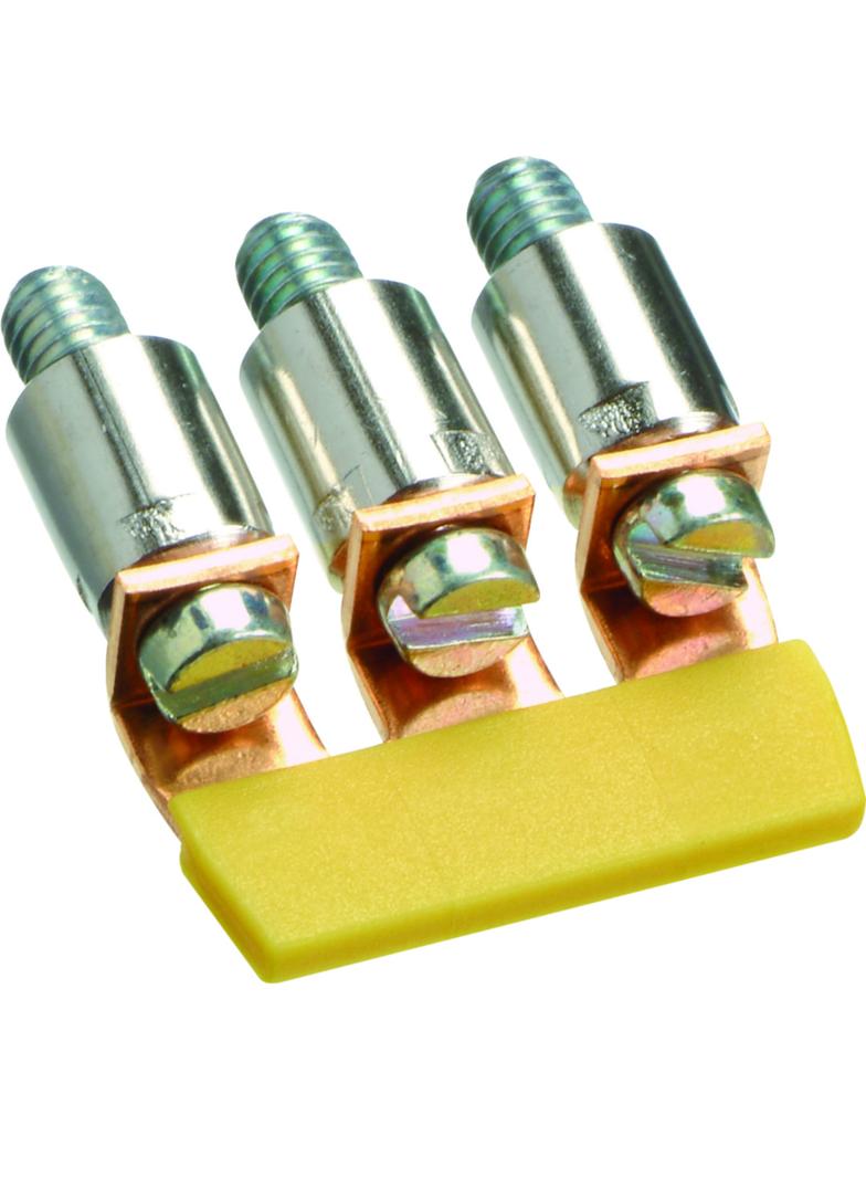 Mostek równoległy 3-polowy do zacisków 6mm2 KWJ04B3 HAGER