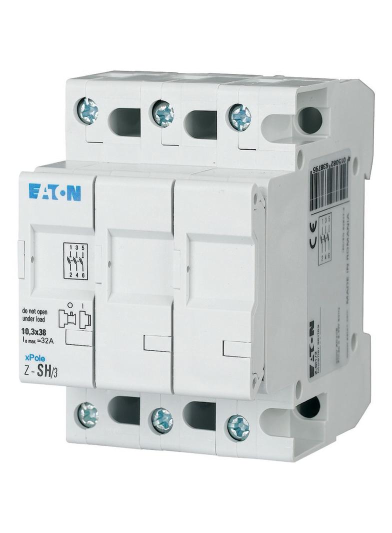 Z-SH/3 Rozłącznik bezpiecznikowy cylindryczny 10x38mm 3P 263879 EATON