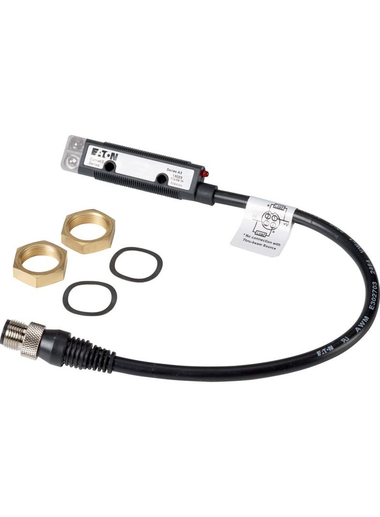 11100RQD07 Czujnik optyczny Comet obudowa z tworzywa zasilanie 10-30VDC podłączenie M12 135561 EATON