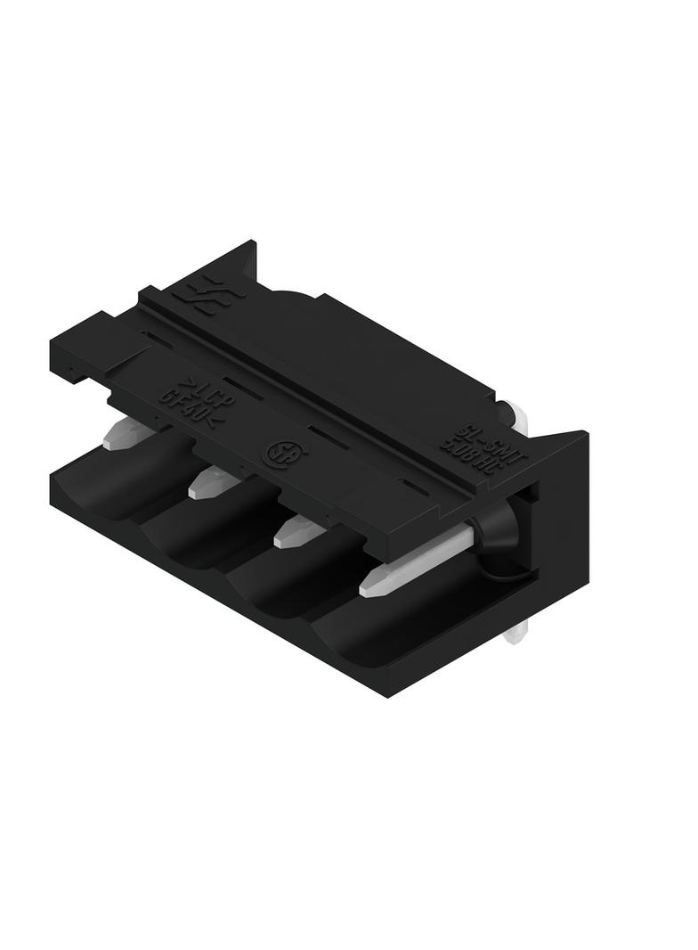 SL-SMT 5.08HC/04/90V 3.2SN BK BX Wtyki PCB (złącza płyty), 5.08 mm, Liczba biegunów: 4, kąt odejścia: 90° /100szt./ 1993930000 WEIDMÜLLER