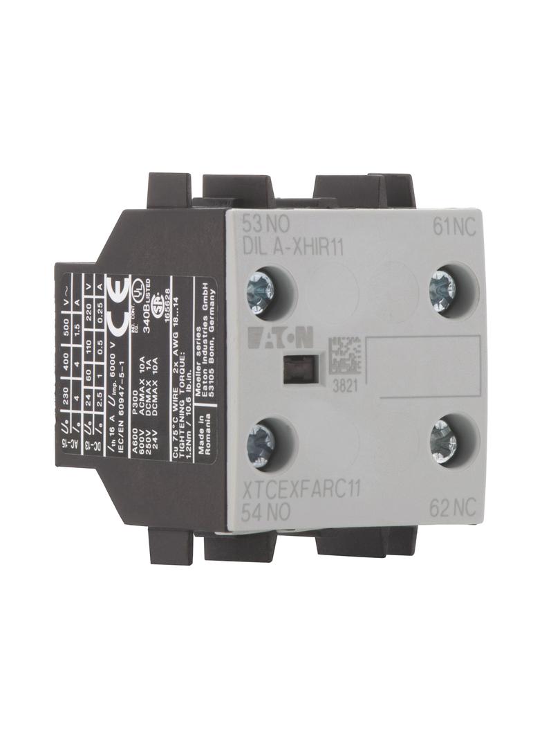 DILA-XHIR11 Moduł przednich styków pomocniczych 1Z+1R Ith= 16A Zaciski śrubowe Pasuje do DIL 110140