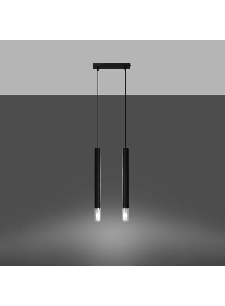Sollux Lampa wisząca WEZYR 2 czarna SL.0961