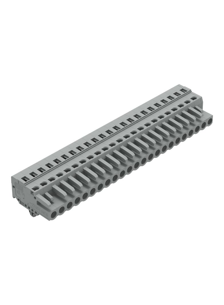 MCS-MIDI Classic gniazdo 23-bieg. szare raster 5 mm /10szt./ WAGO