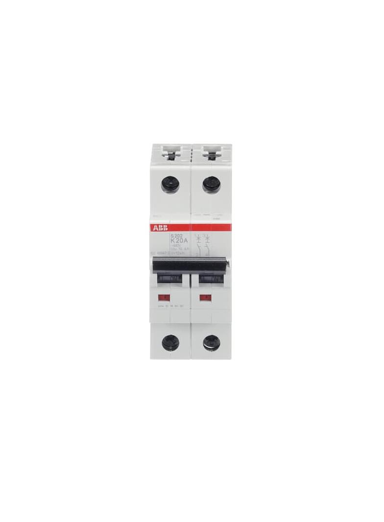 S202-K20 Wyłącznik nadprądowy 6kA 2P K20A 2CDS252001R0487 ABB