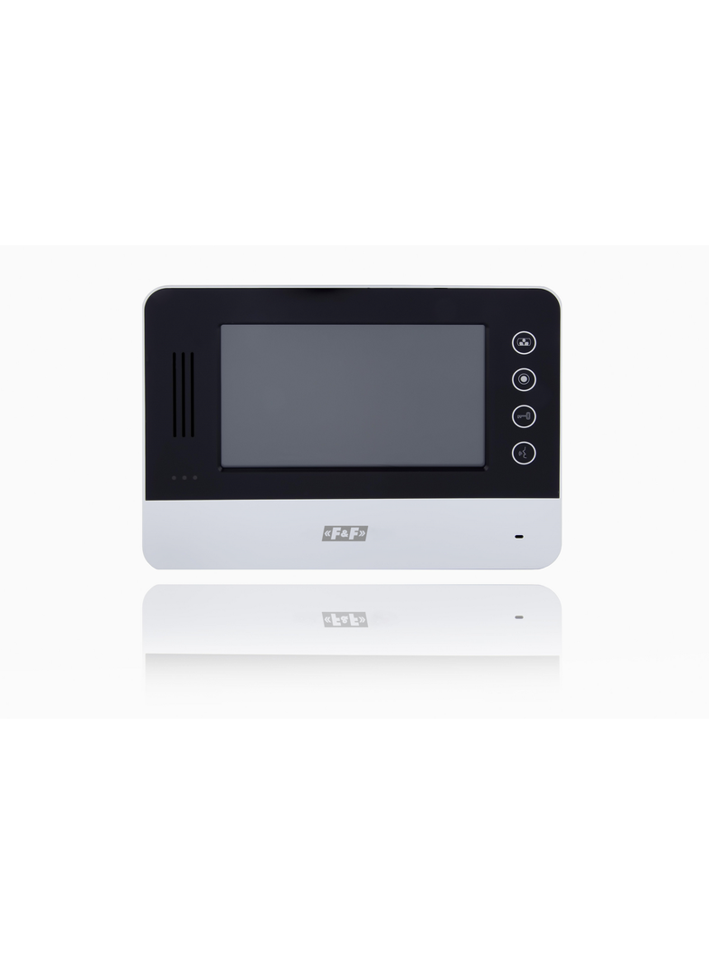Monitor czarno-srebrny ze sterowanie bramą MK-07 F&F
