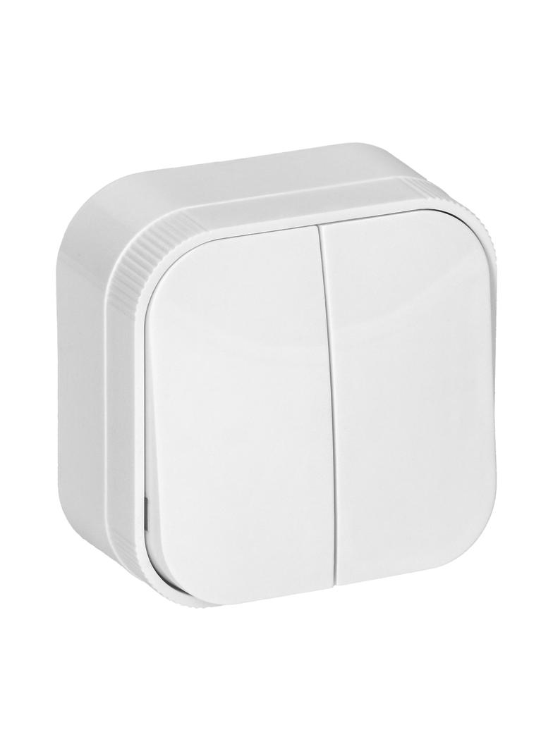 Łącznik świecznikowy natynkowy ToDo IP20, biały