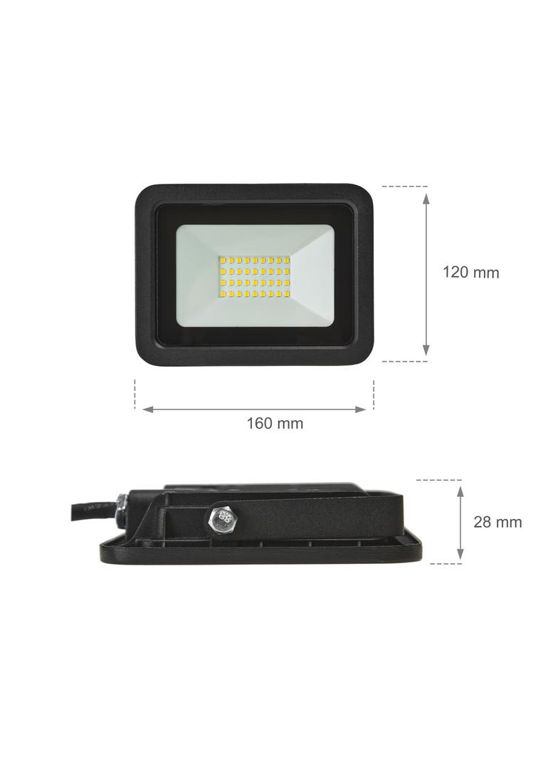 NOCTIS LUX 2 SMD 230V 30W IP65 CW black