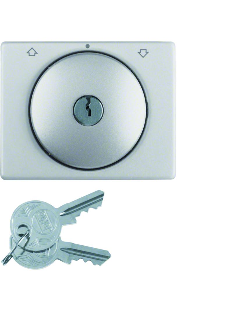 K.5 Płytka czołowa z kluczykiem do łącznika żaluzjowego obrotowego, aluminium