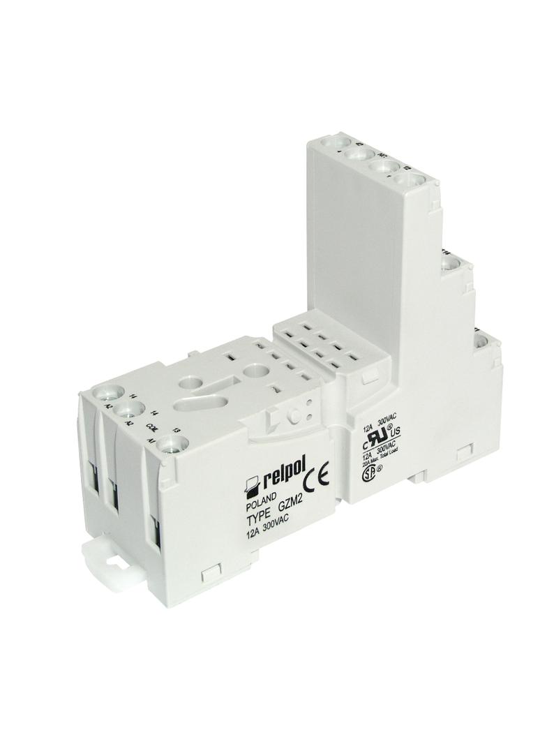 Gniazdo GZM2-SZARE do przekaźnika R2N 857440 RELPOL