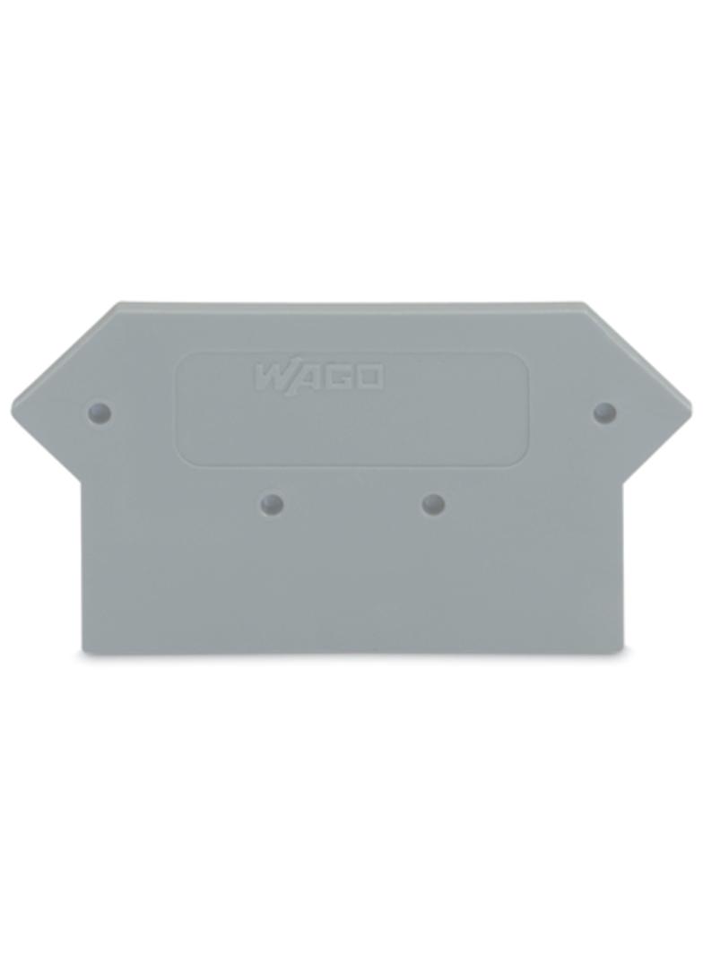 ścianka końcowa szara