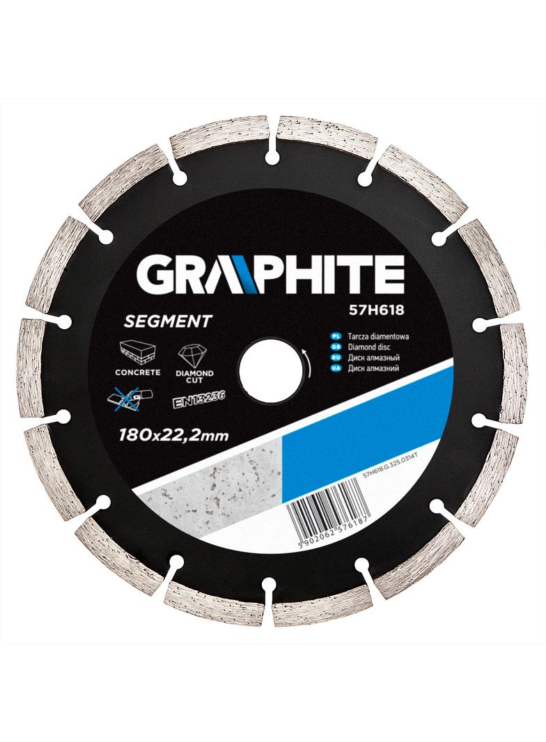 Tarcza diamentowa 180 x 22.2 mm, segmentowa