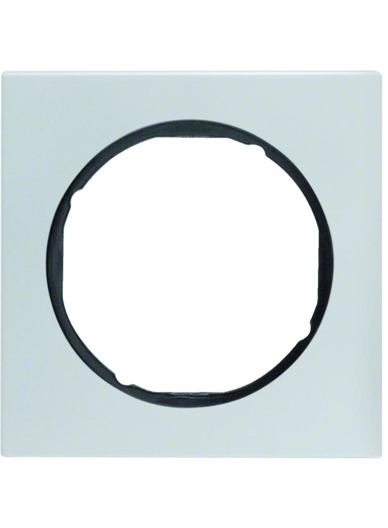 BERKER R.3 Ramka pojedyncza aluminium/czarny 10112284 HAGER