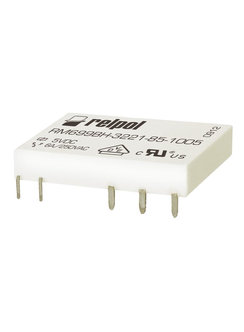 Przekaźnik miniaturowy RM699BH-3011-85-1005 1P 5V DC 6A / 250V AC RELPOL
