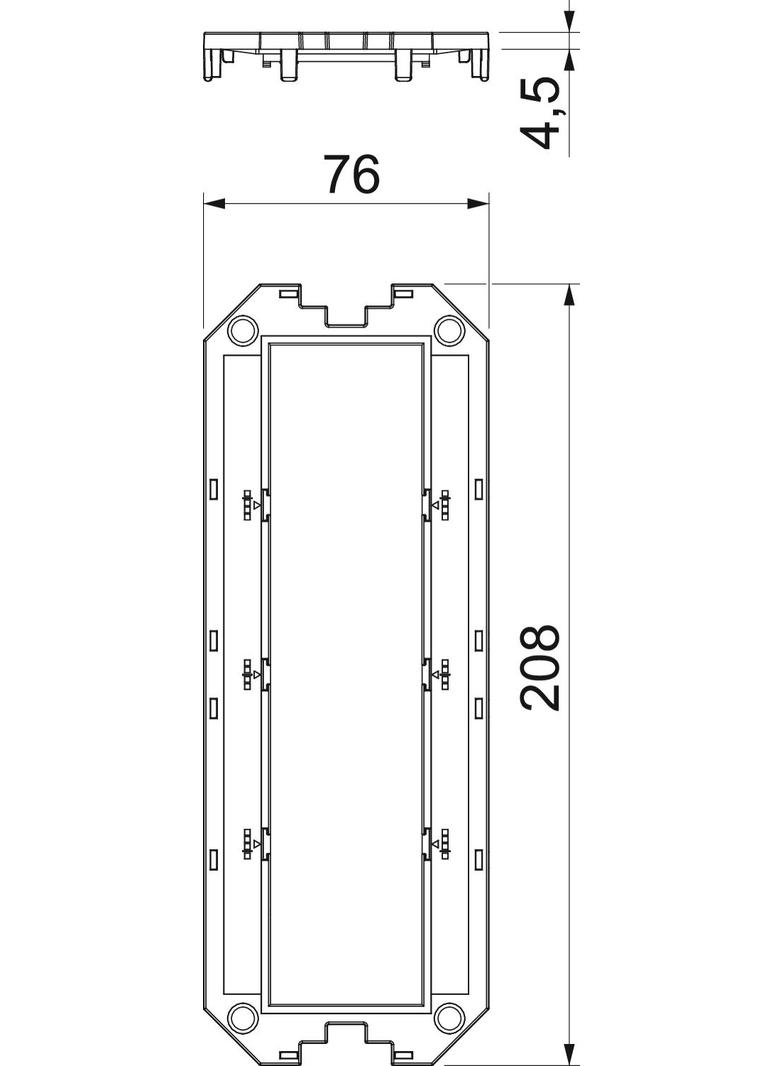 UT4 P4, Ramka montażowa