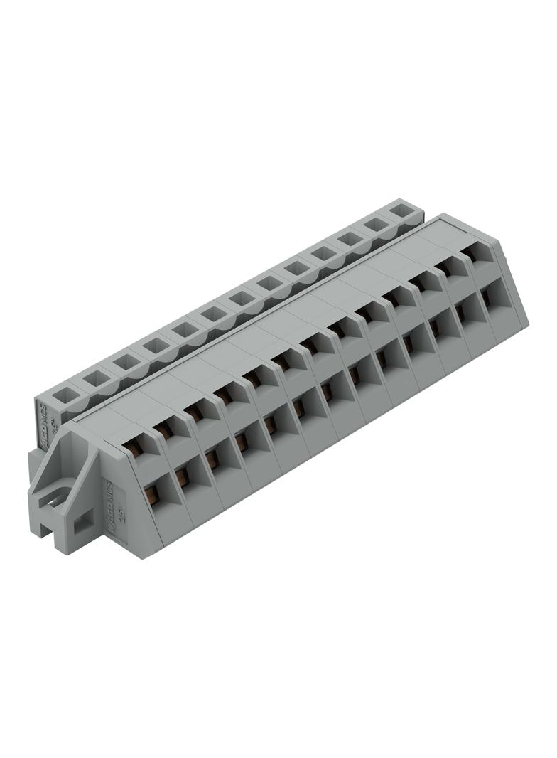 MCS-MIDI Classic gniazdo kątowe 13-bieg. szare raster 5 mm /25szt./ WAGO