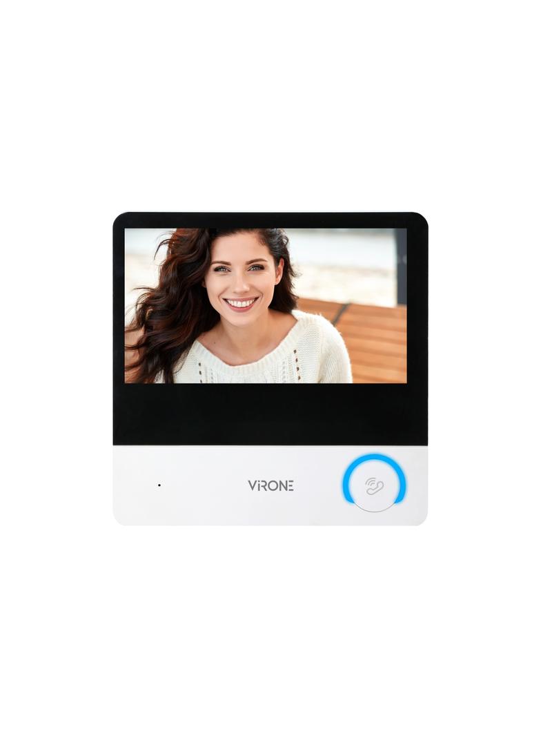 Zestaw wideodomofonowy, bezsłuchawkowy, monitor dotykowy 7" LCD, Wi-Fi + APP na telefon, z gniazdem