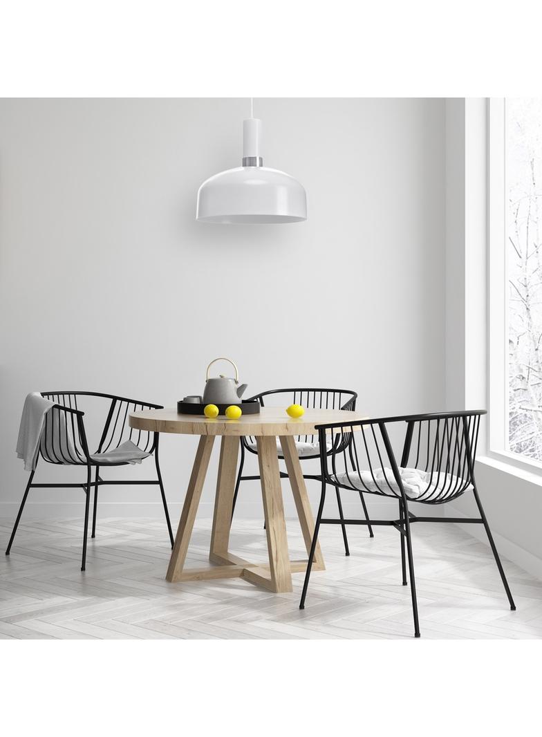 MILAGRO Lampa wisząca MALMO WHITE/CHROME 1xE27