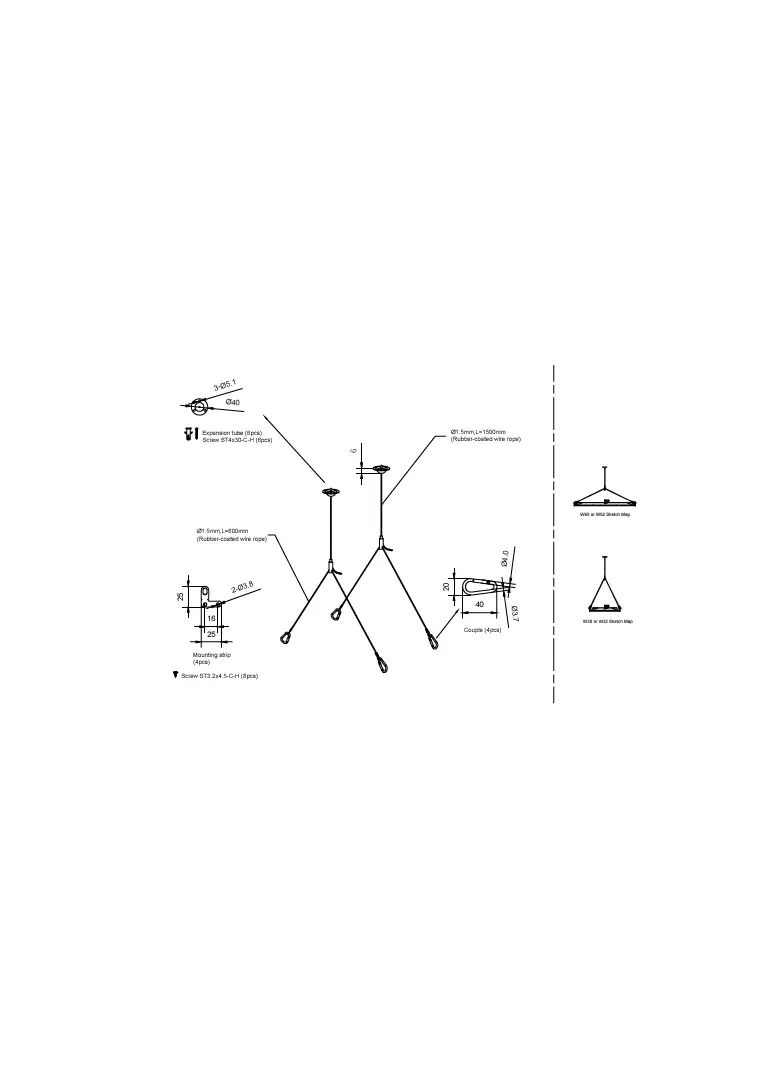 Akcesorium Coreline RC159Z Suspension set SME-2 WH 5 lat gw. 9,11402E+11 PHILIPS