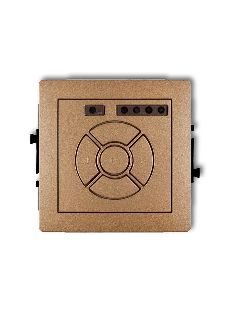 DECO Mechanizm elektronicznego sterownika roletowego (sterowanie lokalne) złoty metalik