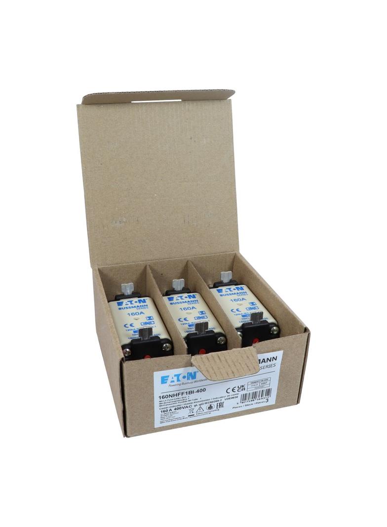 160NHFF1BI-400 Wkładka NH 160A 400V AC GFF Rozmiar 1 160NHFF1BI-400 EATON