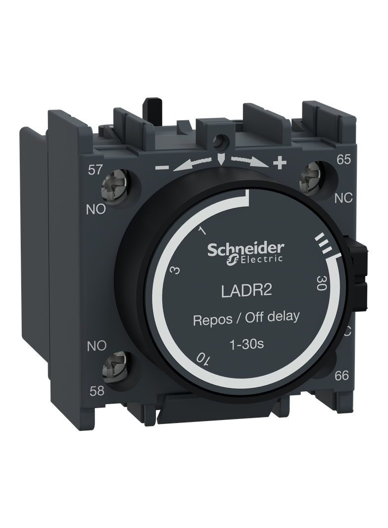 Blok styków pomocniczych opóźniających 0,1-30s TeSys 1NO 1NC zaciski skrzynkowe
