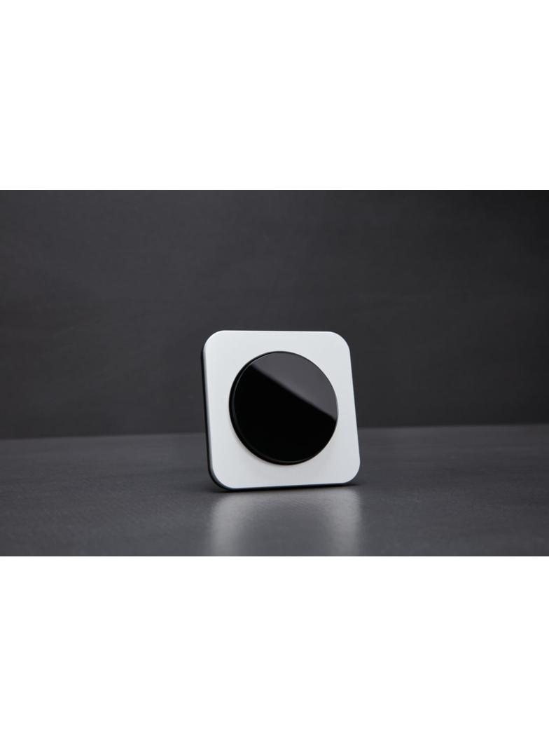 BERKER R.1 Ramka pojedyncza aluminium/czarny 10112184 HAGER