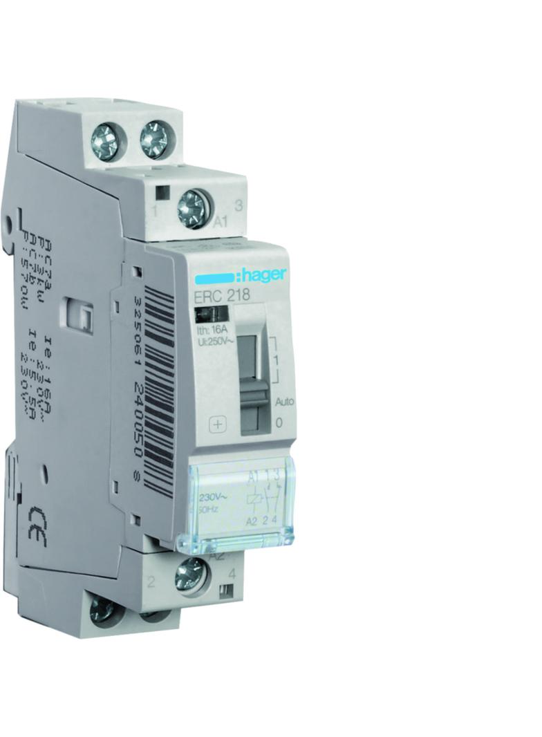 Przekaźnik instalacyjny 230VAC 1Z+1R 16A ERC218 HAGER